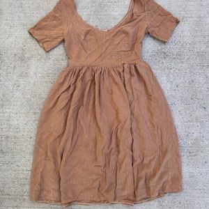 Kara Thoms brown dress